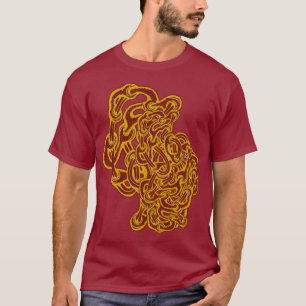 Camiseta Hipnótico Amorfo Fantasmáórico Moderno Groovy