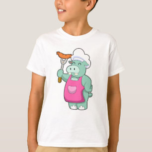 Camiseta Hipo cocinado con salchicha
