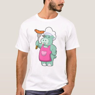 Camiseta Hipo cocinado con salchicha