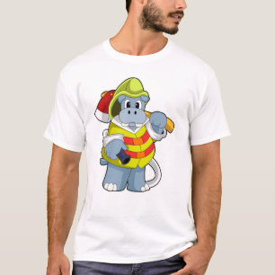 Camiseta Hipo como bombero con hacha