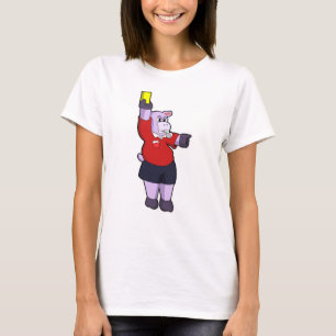 Camiseta Hipo en fútbol como árbitro
