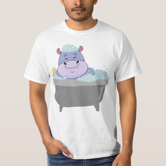 Camiseta Hipo En La Bañera (Anverso)