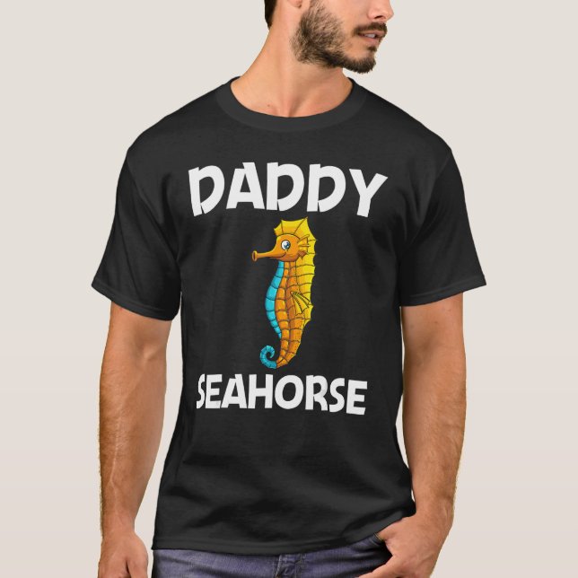 Camiseta Hipoahoría De Mar Para Hombres Dad Ocean Sea Anima (Anverso)