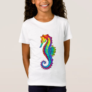Camiseta Hipoahoría marino poligonal arcoiris