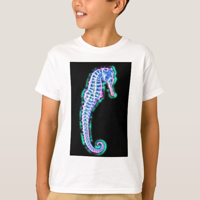 Camiseta Hipoahorse de mar eléctrico (Anverso)