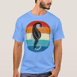 Camiseta Hipoahorse marino de Retro Animal Oceánico
