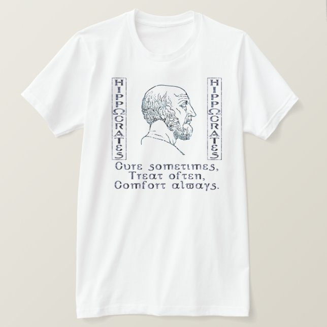 Camiseta Hipócrates (Anverso del diseño)