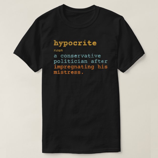 Camiseta Hipócrito Pro Choice Derechos Reproductivos  (Diseño del anverso)