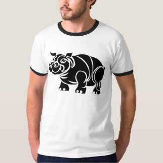 Camiseta hipopótamo