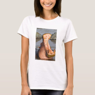 Camiseta Hipopótamo bostezando, Tanzania