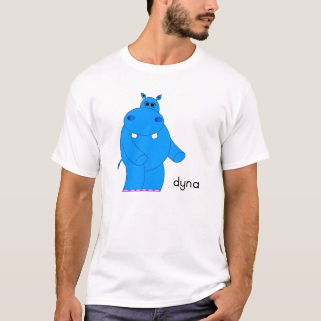 Camiseta Hipopótamo de Dyna (Anverso)