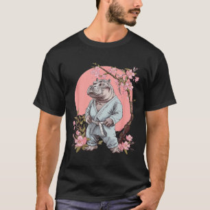 Camiseta Hipopótamo de Karate Artes Marciales MMA Taekwondo