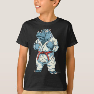 Camiseta Hipopótamo de Karate Artes Marciales MMA Taekwondo