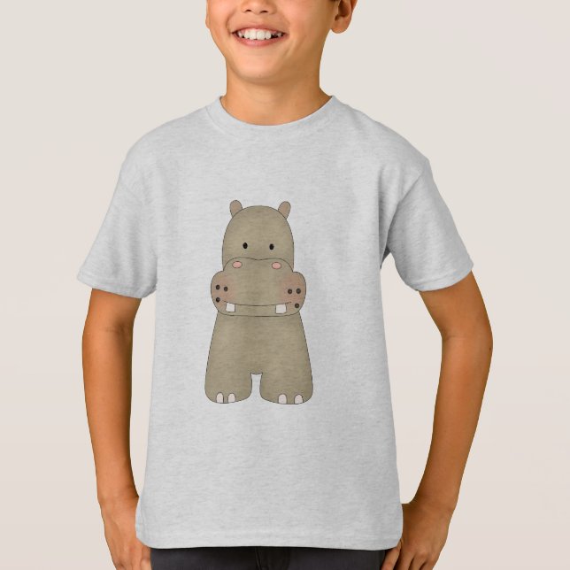 Camiseta Hipopótamo del dibujo animado (Anverso)