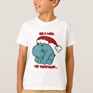 Camiseta Hipopótamo del navidad