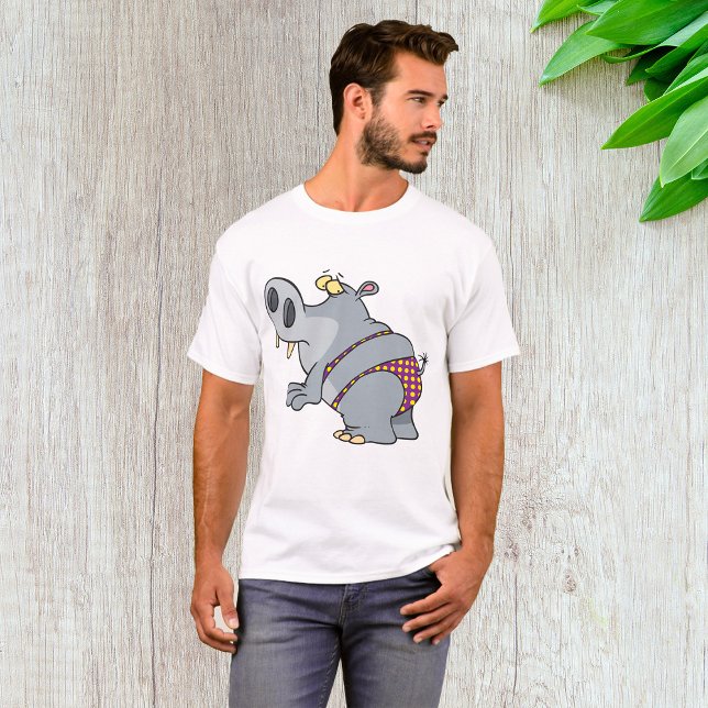 Camiseta Hipopótamo En Bikini (Subido por el creador)