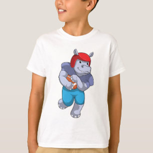 Camiseta Hipopótamo en deportes de fútbol