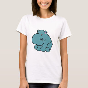 Camiseta Hipopótamo feliz