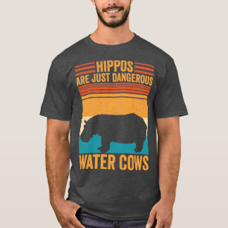 Camiseta Hipopótamo Gracioso Hippo Es Sólo Agua Peligrosa