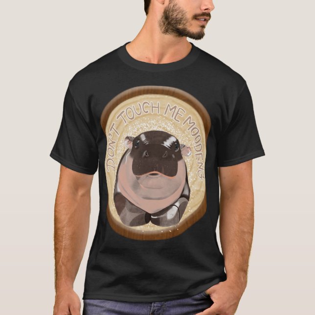 Camiseta Hipopótamo Moo Deng  (Anverso)