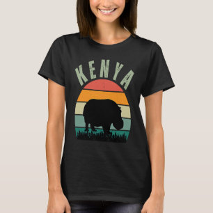 Camiseta Hipopótamos africanos en Kenia, safari de hipopóta