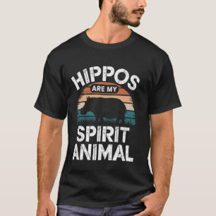 Camiseta Hipopótamos Son Mi Animal Espiritual Amante De Los
