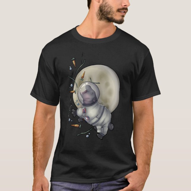 Camiseta Hipótamos en la Luna (Anverso)