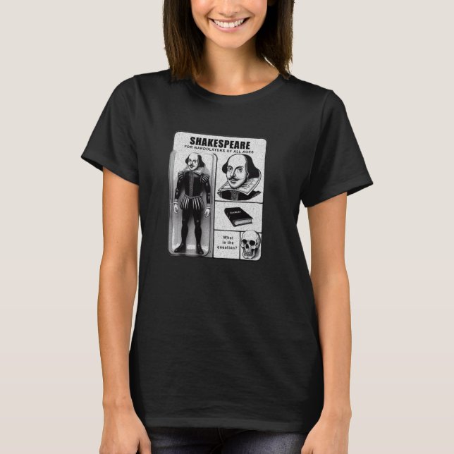 Camiseta Hipótesis de acción de Shakespeare Bardolater (Anverso)