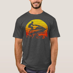 Camiseta Hipótesis de moto acuática Retro Vintage Funny Jet