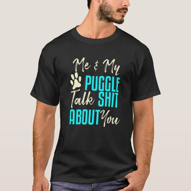 Camiseta Hipótesis de perro Pug Beagle Mamá Papá Idea (Anverso)