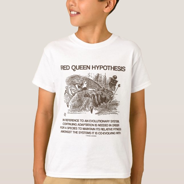 Camiseta Hipótesis roja de la reina (país de las maravillas (Anverso)