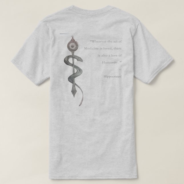 Camiseta hippacrates (Reverso del diseño)