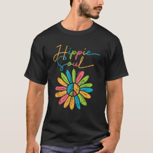Camiseta Hippi Hippi Hippy de Flor Hippie Soul Hippie Peace