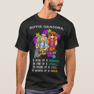 Camiseta Hippie Abuela Mimi Nana Hipp Gitano Espiritual Lib