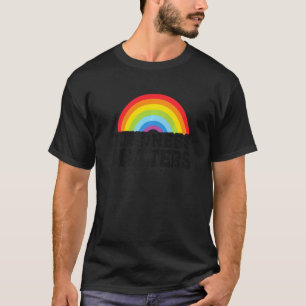 Camiseta Hippie Antiviolencia Retro Maestra Arcoíris Amabil