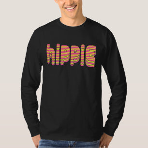 Camiseta Hippie apilado Trippy Estilo Vintag Psicodélico de