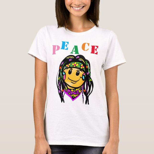 CAMISETA HIPPIE ART (Anverso)
