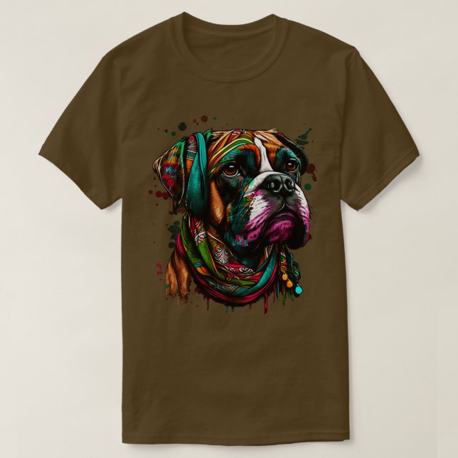 Camiseta Hippie Boxer 1 (Diseño del anverso)