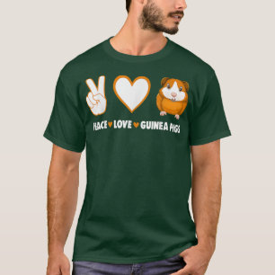 Camiseta Hippie Cavy ama a los dueños de cerdo guineanos pa