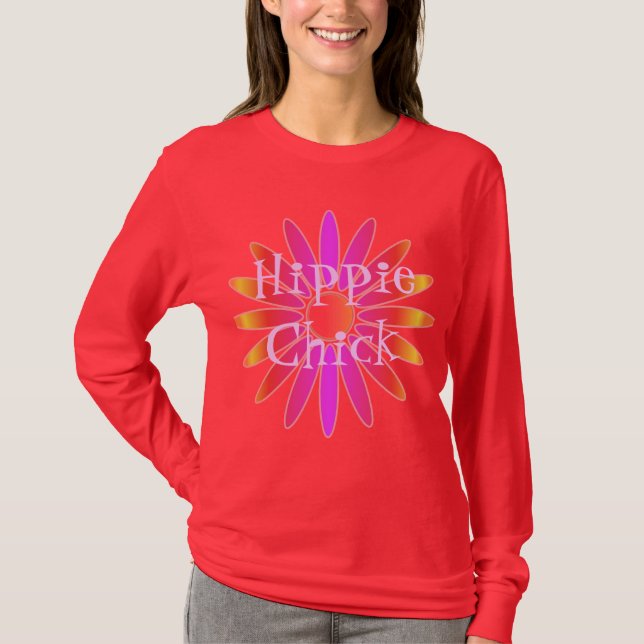 Camiseta Hippie Chick T-Shirt (Anverso)