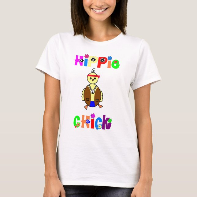 Camiseta Hippie Chick T-Shirt (Anverso)