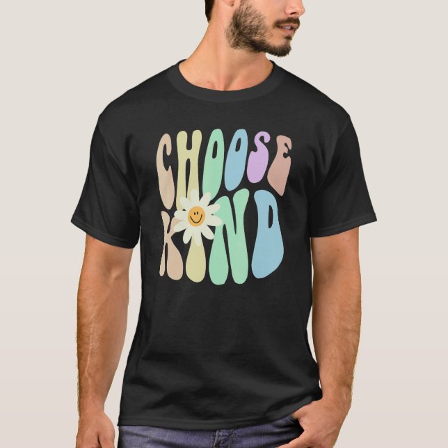 Camiseta Hippie CHOOSE KIND Retro Stop Bullying Choose Kind (Anverso)