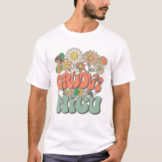 Camiseta Hippie Daisy Flower Retro