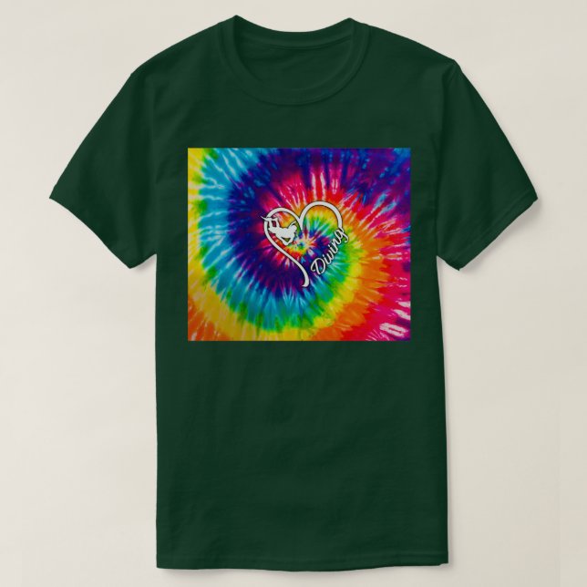 Camiseta Hippie de buceo (Diseño del anverso)