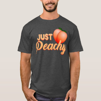 Camiseta Hippie de fruta de verano de Georgia, solo Peachy 