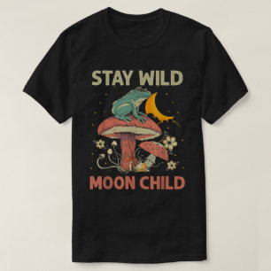 Camiseta Hippie de hongos de hongos de los niños de la luna