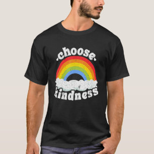 Camiseta Hippie de paz anti bullying arcoiris elegido