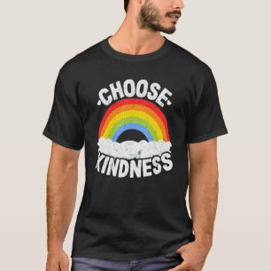 Camiseta Hippie de paz anti bullying arcoiris elegido