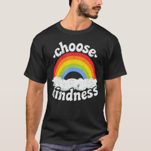 Camiseta Hippie de paz anti bullying arcoiris elegido
