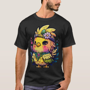 Camiseta Hippie de pollo 1